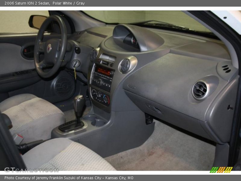 Polar White / Gray 2006 Saturn ION 2 Sedan