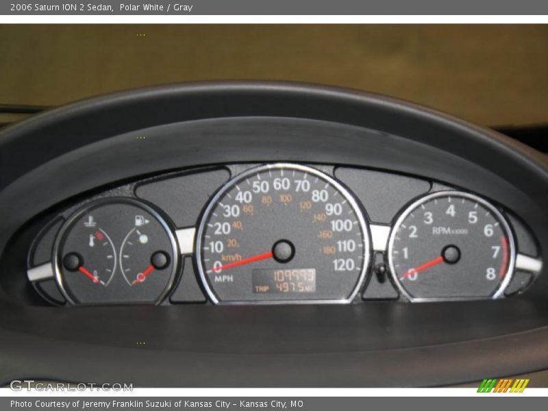 Polar White / Gray 2006 Saturn ION 2 Sedan