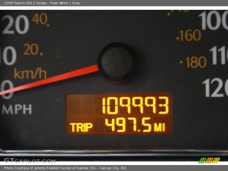Polar White / Gray 2006 Saturn ION 2 Sedan