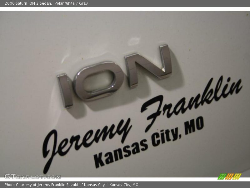 Polar White / Gray 2006 Saturn ION 2 Sedan