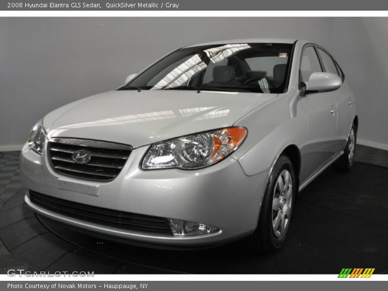 QuickSilver Metallic / Gray 2008 Hyundai Elantra GLS Sedan