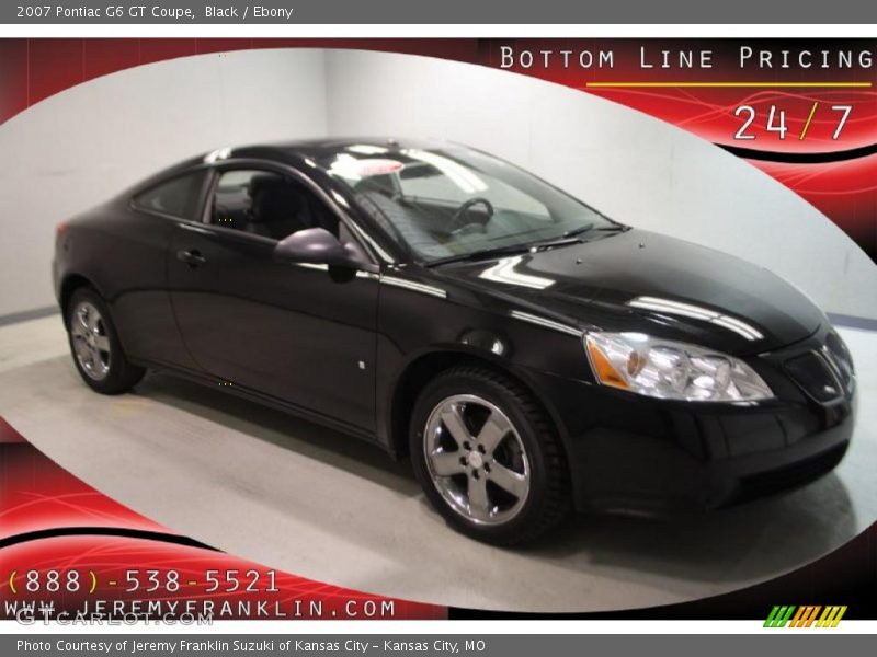 Black / Ebony 2007 Pontiac G6 GT Coupe