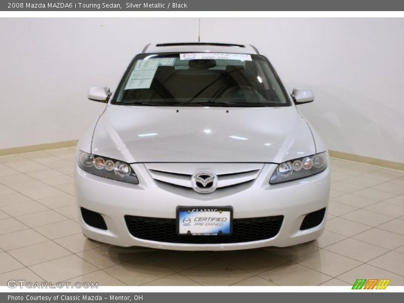 Silver Metallic / Black 2008 Mazda MAZDA6 i Touring Sedan