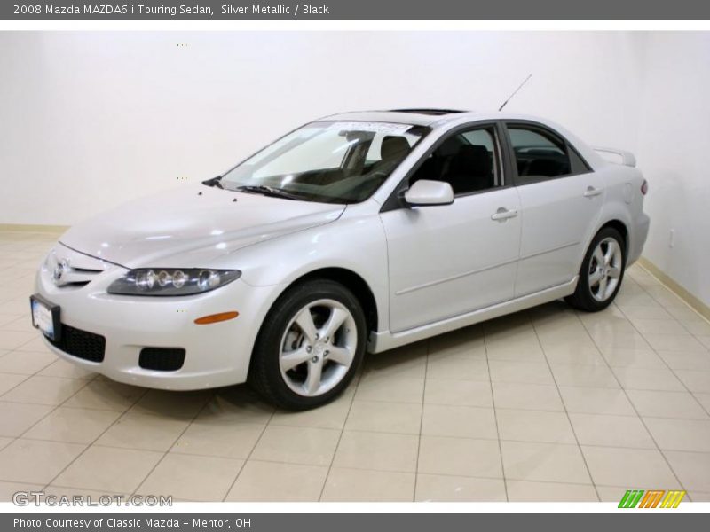 Silver Metallic / Black 2008 Mazda MAZDA6 i Touring Sedan