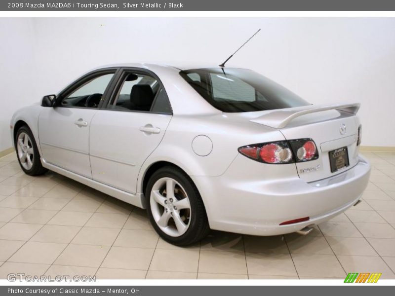Silver Metallic / Black 2008 Mazda MAZDA6 i Touring Sedan