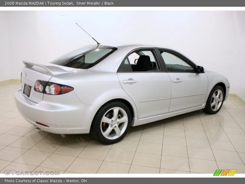 Silver Metallic / Black 2008 Mazda MAZDA6 i Touring Sedan