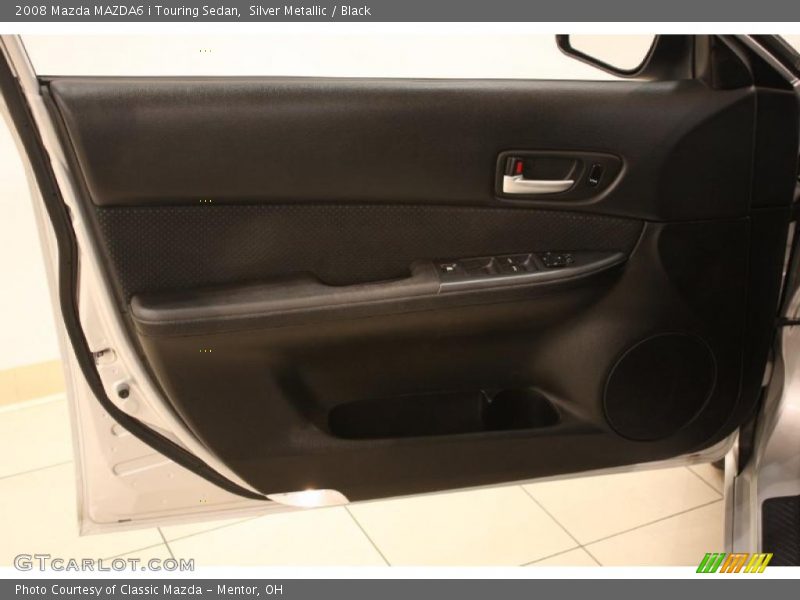 Silver Metallic / Black 2008 Mazda MAZDA6 i Touring Sedan
