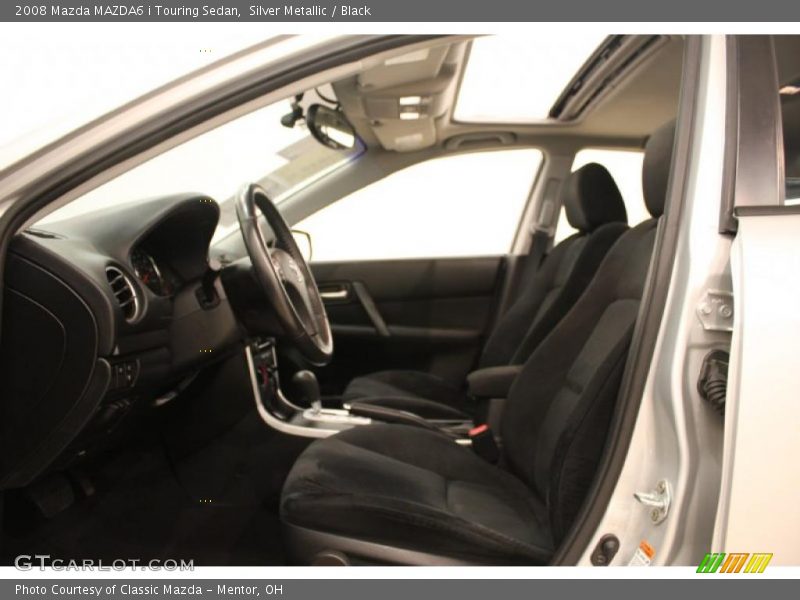 Silver Metallic / Black 2008 Mazda MAZDA6 i Touring Sedan