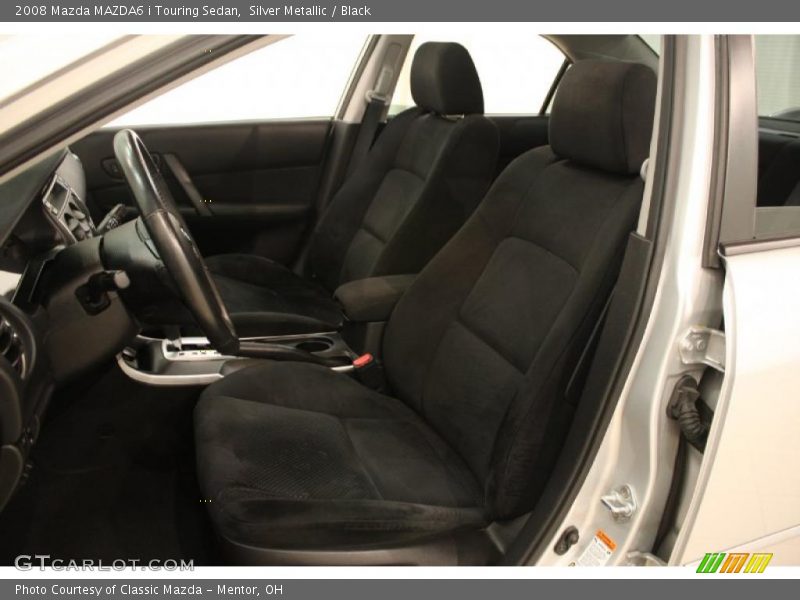 Silver Metallic / Black 2008 Mazda MAZDA6 i Touring Sedan