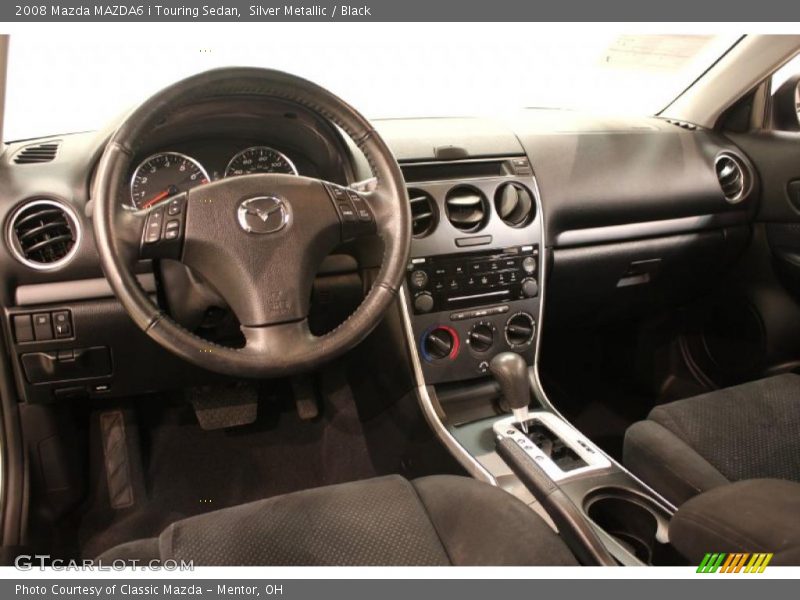Silver Metallic / Black 2008 Mazda MAZDA6 i Touring Sedan