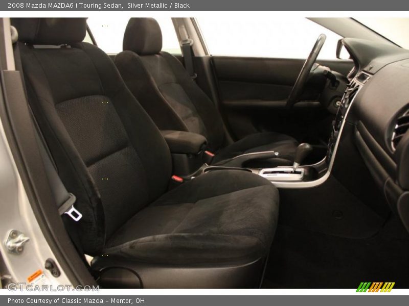 Silver Metallic / Black 2008 Mazda MAZDA6 i Touring Sedan