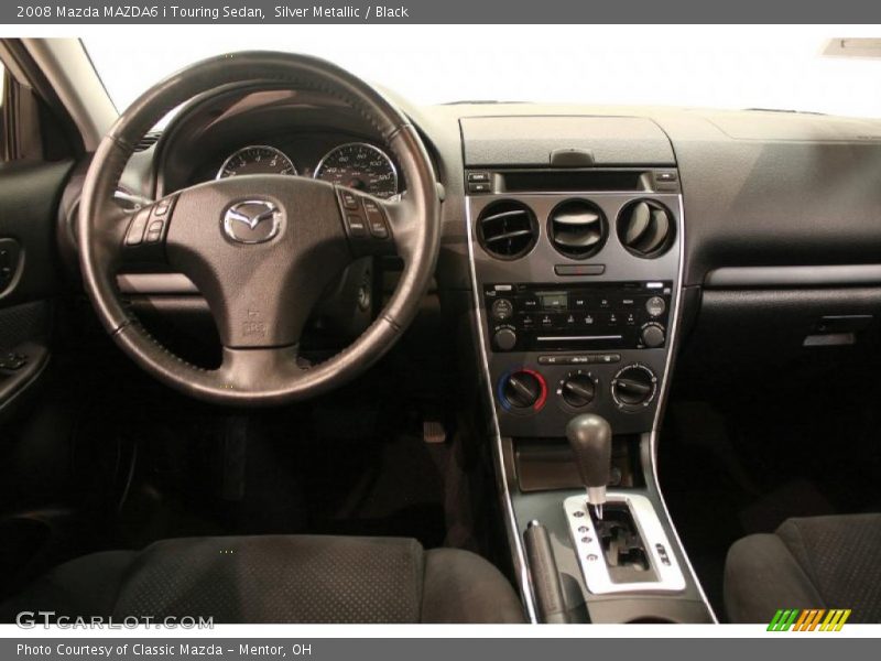 Silver Metallic / Black 2008 Mazda MAZDA6 i Touring Sedan