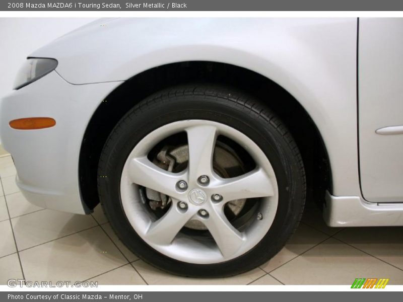 Silver Metallic / Black 2008 Mazda MAZDA6 i Touring Sedan