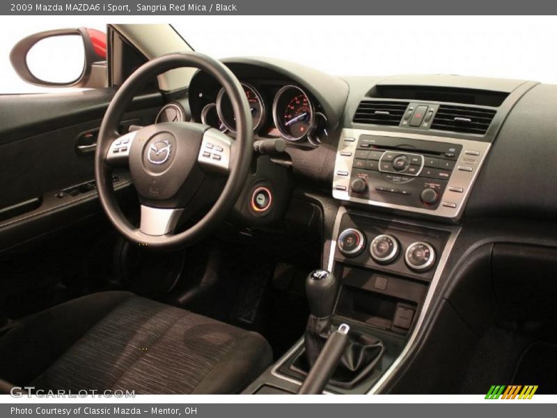 Sangria Red Mica / Black 2009 Mazda MAZDA6 i Sport