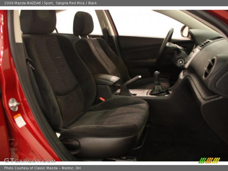 Sangria Red Mica / Black 2009 Mazda MAZDA6 i Sport