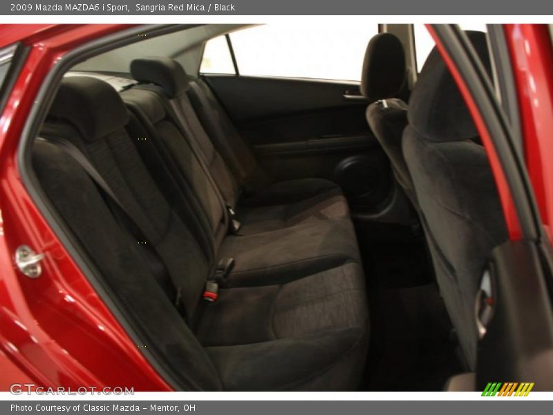 Sangria Red Mica / Black 2009 Mazda MAZDA6 i Sport