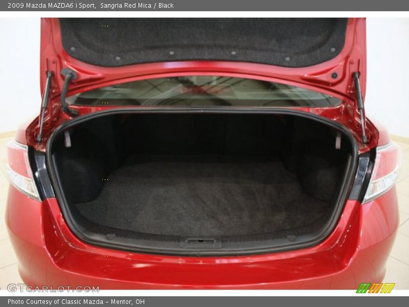 Sangria Red Mica / Black 2009 Mazda MAZDA6 i Sport