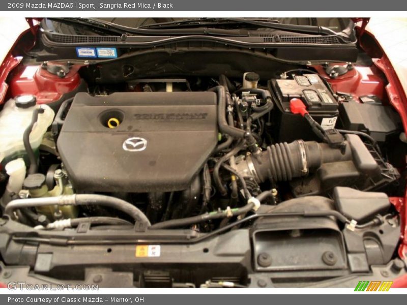 Sangria Red Mica / Black 2009 Mazda MAZDA6 i Sport