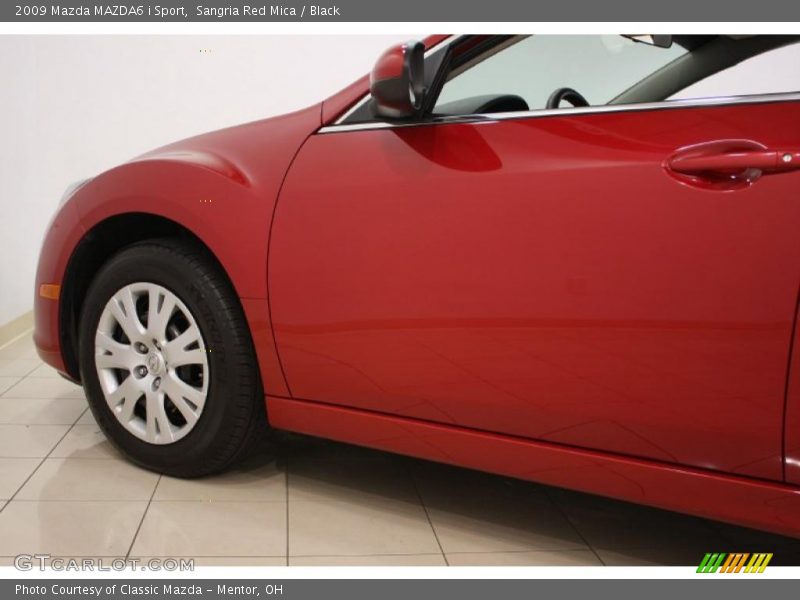 Sangria Red Mica / Black 2009 Mazda MAZDA6 i Sport