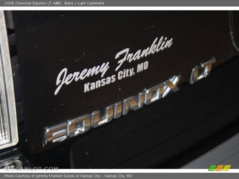 Black / Light Cashmere 2008 Chevrolet Equinox LT AWD