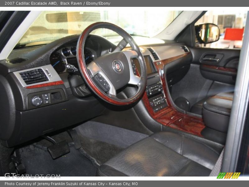 Black Raven / Ebony/Ebony 2007 Cadillac Escalade AWD