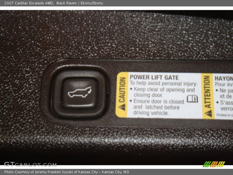Black Raven / Ebony/Ebony 2007 Cadillac Escalade AWD