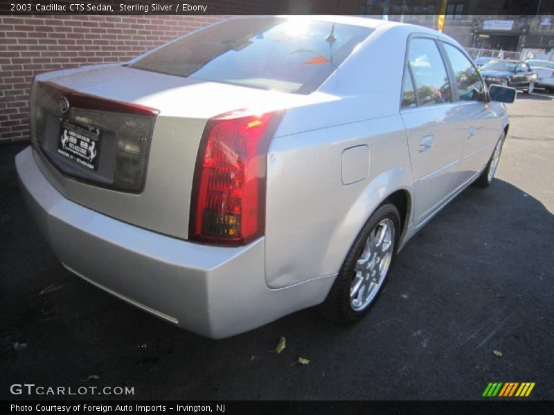 Sterling Silver / Ebony 2003 Cadillac CTS Sedan