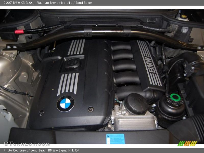 Platinum Bronze Metallic / Sand Beige 2007 BMW X3 3.0si