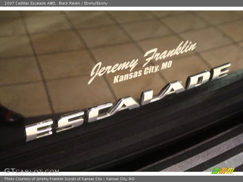 Black Raven / Ebony/Ebony 2007 Cadillac Escalade AWD