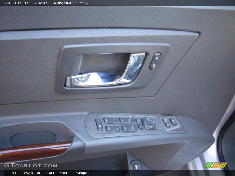 Sterling Silver / Ebony 2003 Cadillac CTS Sedan