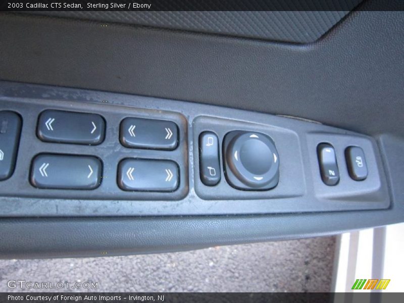 Sterling Silver / Ebony 2003 Cadillac CTS Sedan