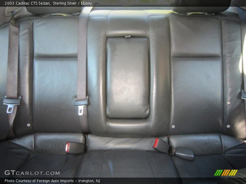 Sterling Silver / Ebony 2003 Cadillac CTS Sedan