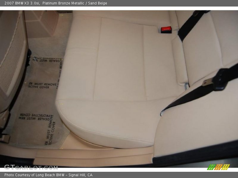 Platinum Bronze Metallic / Sand Beige 2007 BMW X3 3.0si