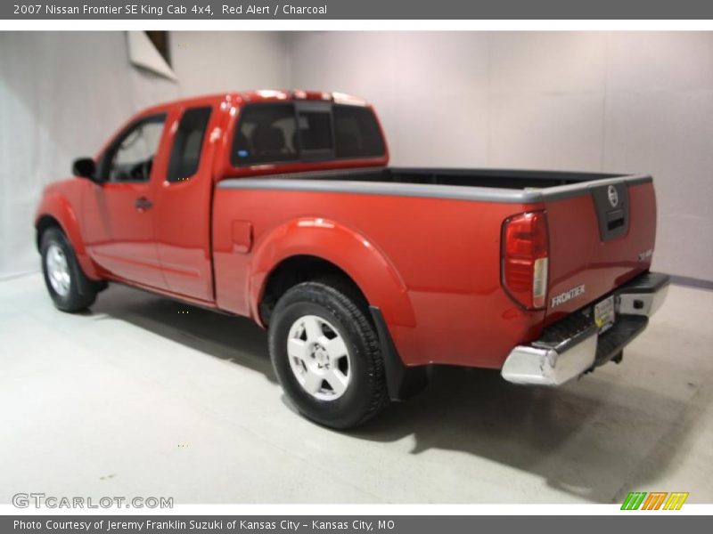 Red Alert / Charcoal 2007 Nissan Frontier SE King Cab 4x4