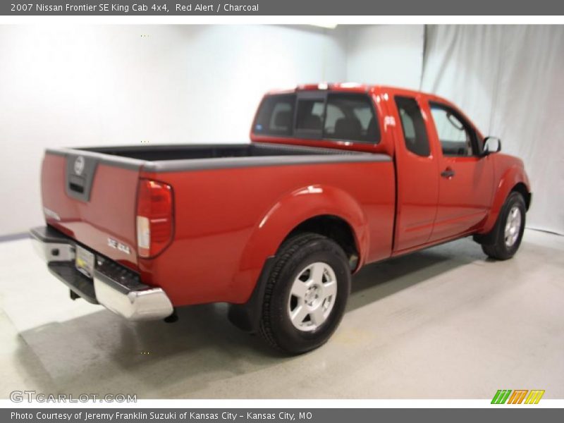 Red Alert / Charcoal 2007 Nissan Frontier SE King Cab 4x4