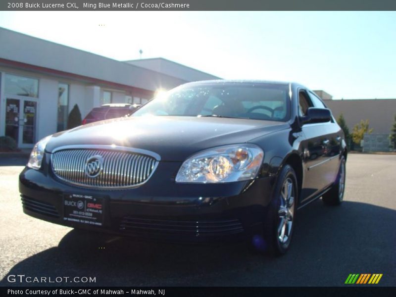 Ming Blue Metallic / Cocoa/Cashmere 2008 Buick Lucerne CXL