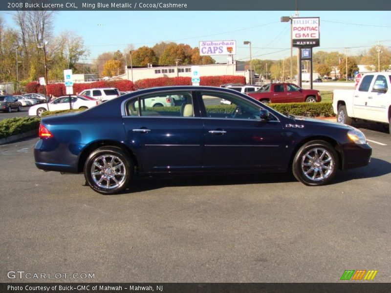 Ming Blue Metallic / Cocoa/Cashmere 2008 Buick Lucerne CXL