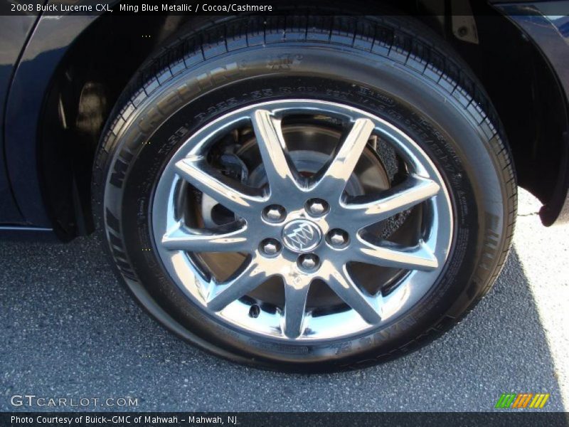 Ming Blue Metallic / Cocoa/Cashmere 2008 Buick Lucerne CXL