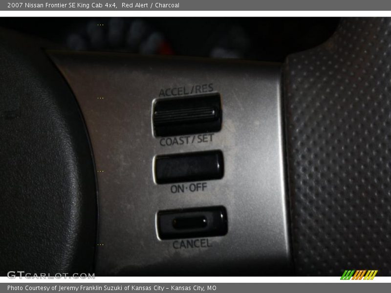 Red Alert / Charcoal 2007 Nissan Frontier SE King Cab 4x4