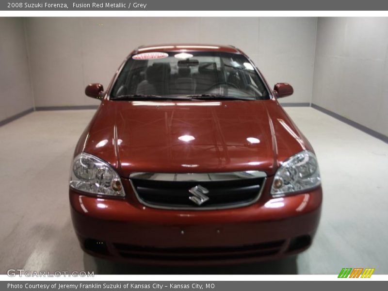 Fusion Red Metallic / Grey 2008 Suzuki Forenza