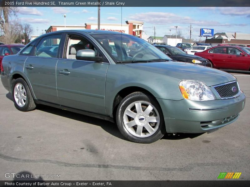 Titanium Green Metallic / Shale Grey 2005 Ford Five Hundred SE