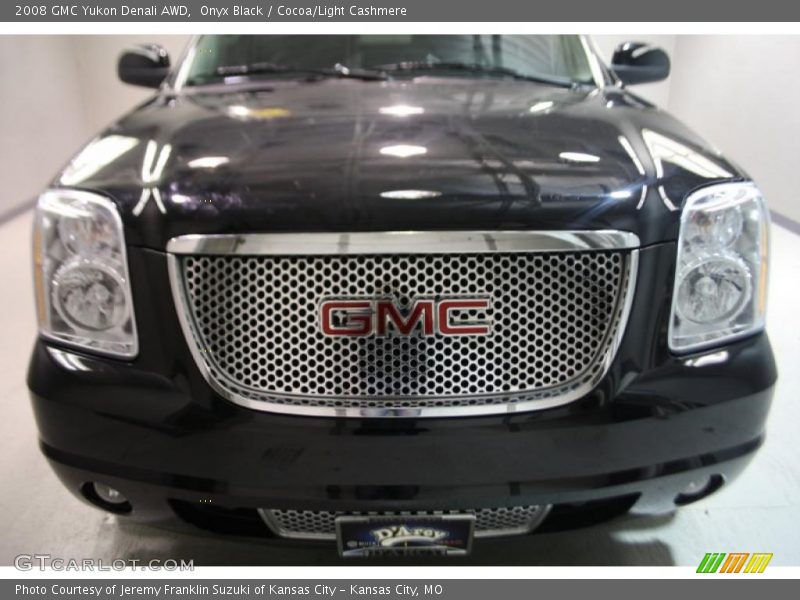 Onyx Black / Cocoa/Light Cashmere 2008 GMC Yukon Denali AWD