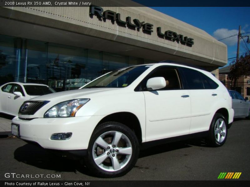 Crystal White / Ivory 2008 Lexus RX 350 AWD