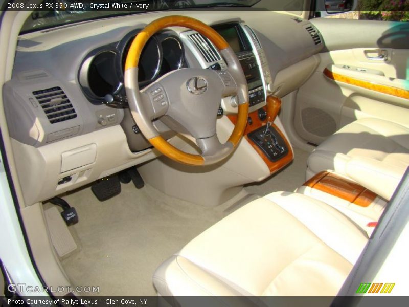 Crystal White / Ivory 2008 Lexus RX 350 AWD