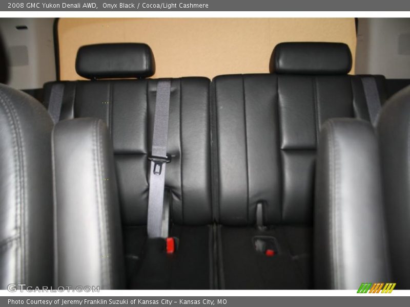 Onyx Black / Cocoa/Light Cashmere 2008 GMC Yukon Denali AWD