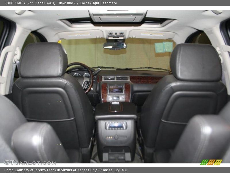 Onyx Black / Cocoa/Light Cashmere 2008 GMC Yukon Denali AWD