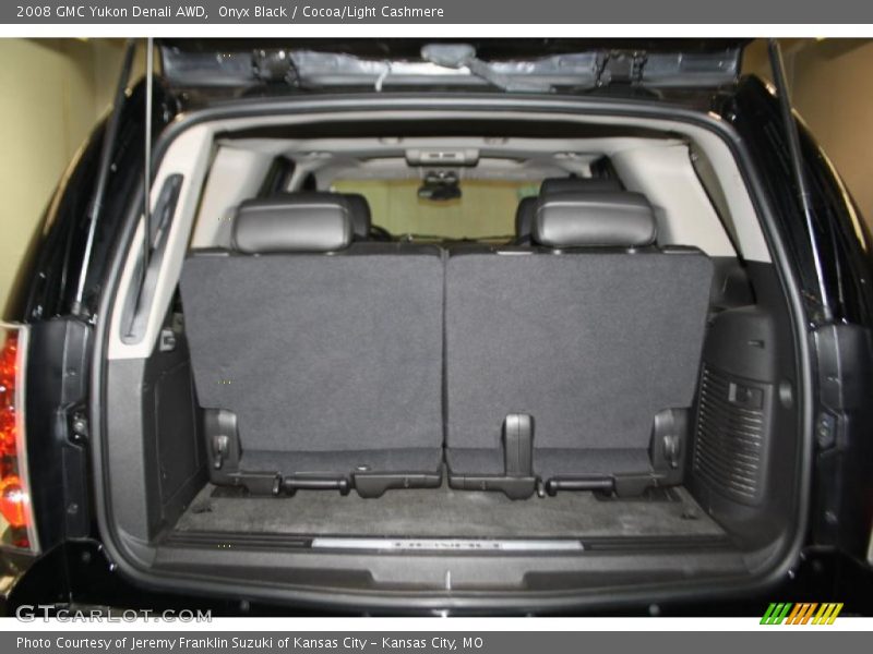 Onyx Black / Cocoa/Light Cashmere 2008 GMC Yukon Denali AWD