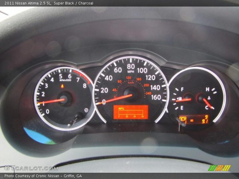 Super Black / Charcoal 2011 Nissan Altima 2.5 SL