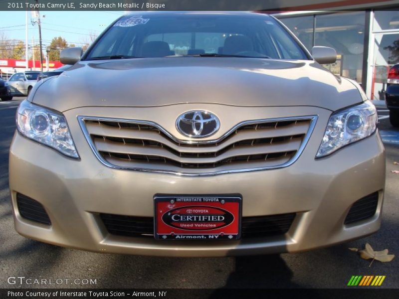 Sandy Beach Metallic / Bisque 2011 Toyota Camry LE