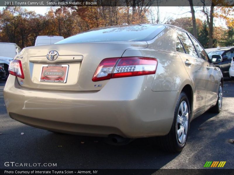 Sandy Beach Metallic / Bisque 2011 Toyota Camry LE